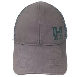 Hornady Trucker Hat Gray Green OS Embroidered Snapback Mesh Adjustable Hunting